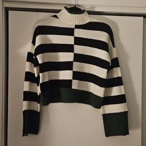 Striped Black and White Sweater